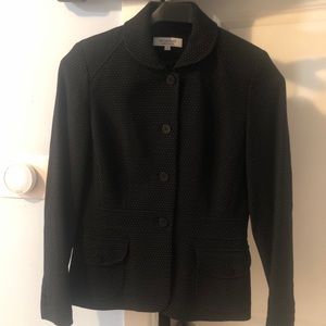 Emanuel Ungaro Womens 4 Button Blazer Black Size 2